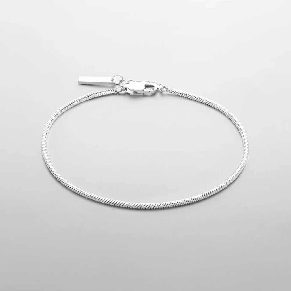 eManco Minimalist Square Chain Bracelet