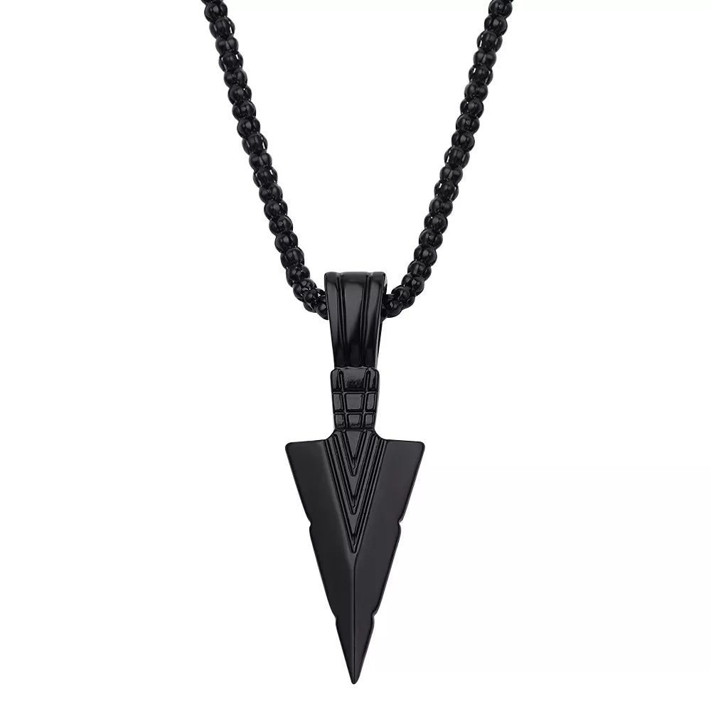 Arrow Head Pendant Chain Necklace