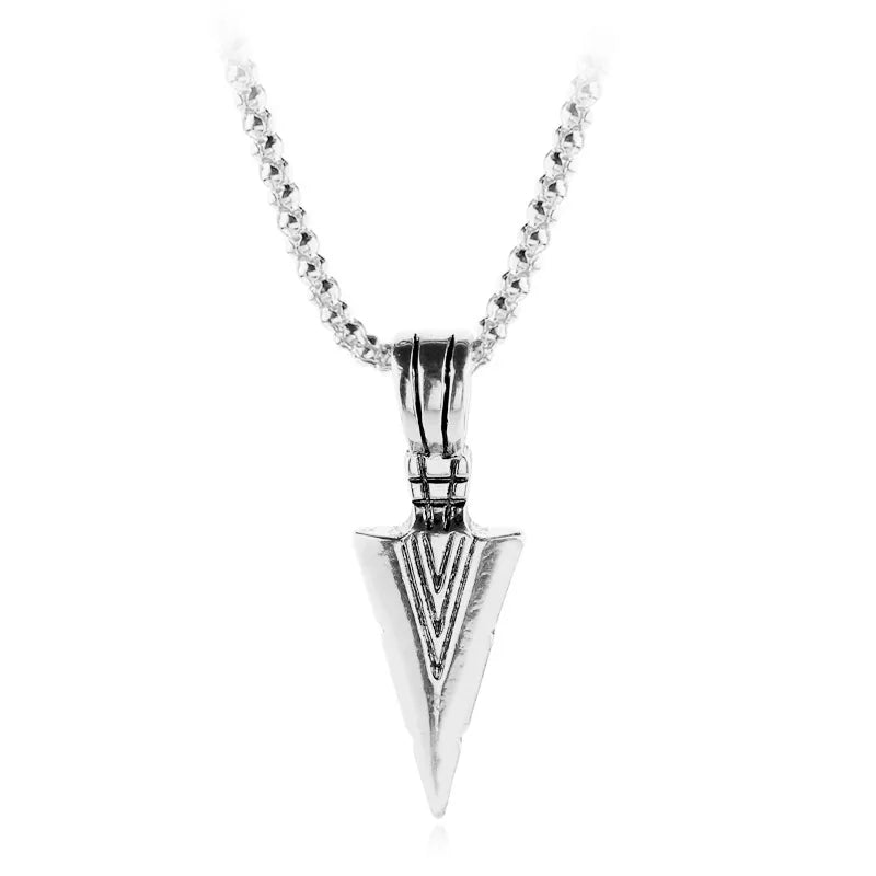 Arrow Head Pendant Chain Necklace