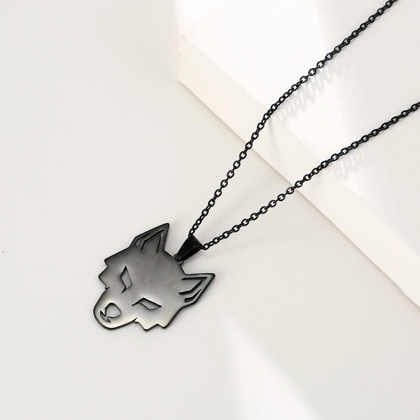 Wolf Head Pendant Necklace